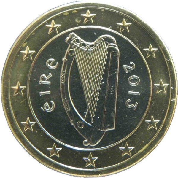 Ирландия 1 Евро (2013) KM#