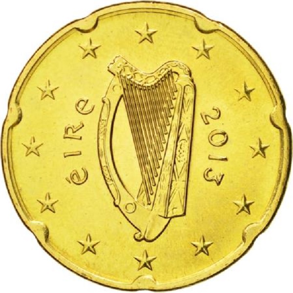 Ирландия 20 Евро цент (2013) KM#