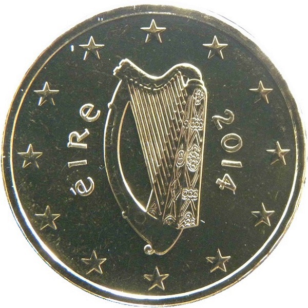 Ирландия 10 Евро цент (2014) KM#