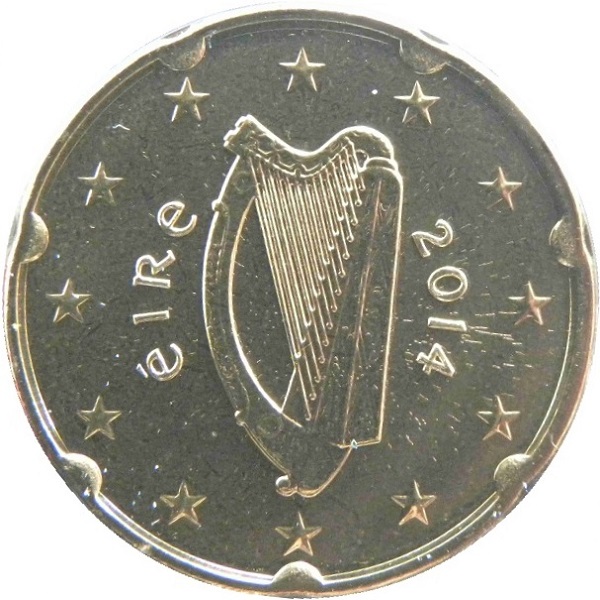 Ирландия 20 Евро цент (2014) KM#