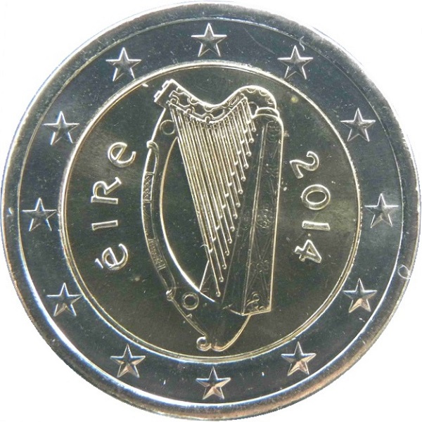 Ирландия 2 Евро (2014) KM#