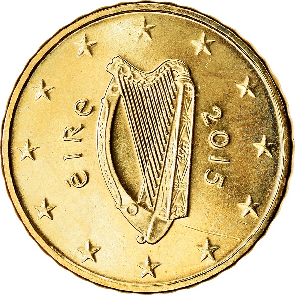 Ирландия 10 Евро цент (2015) KM#