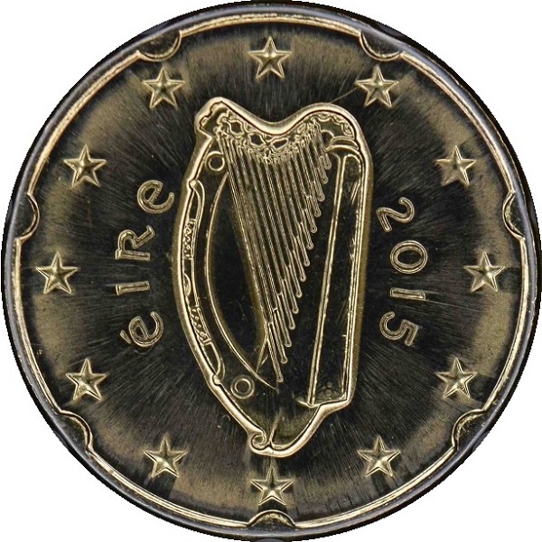 Ирландия 20 Евро цент (2015) KM#