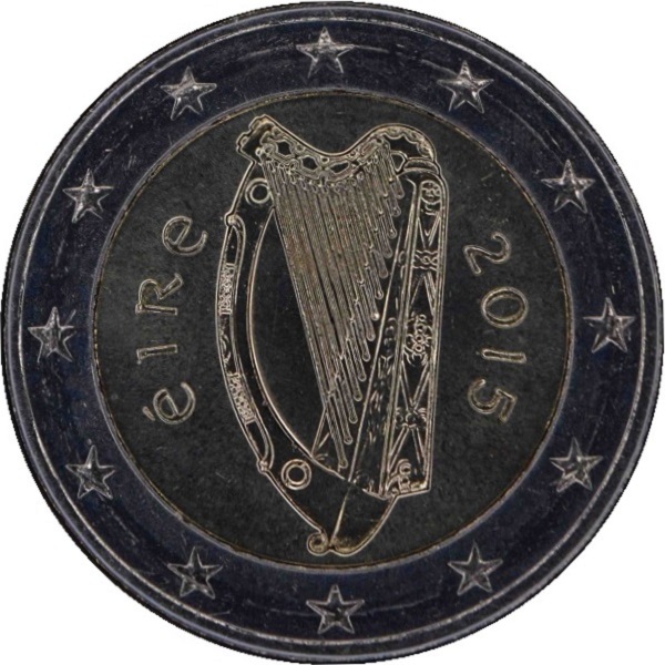 Ирландия 2 Евро (2015) KM#