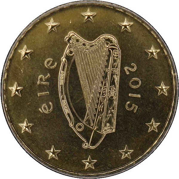 Ирландия 50 Евро цент (2015) KM#