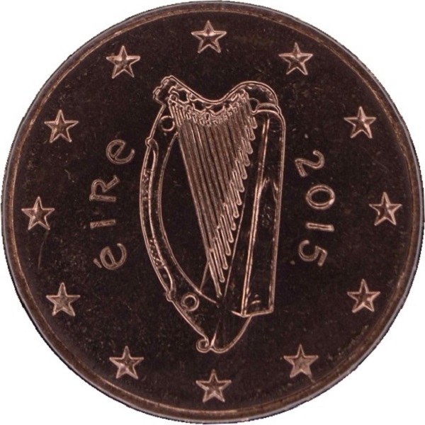 Ирландия 5 Евро цент (2015) KM#
