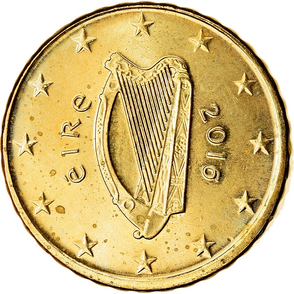Ирландия 10 Евро цент (2016) KM#