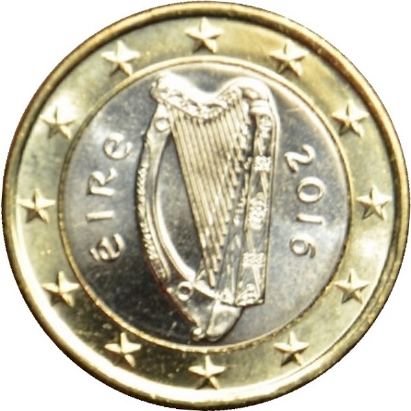 Ирландия 1 Евро (2016) KM#
