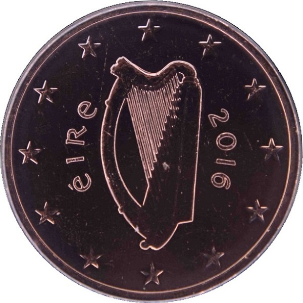 Ирландия 2 Евро цент (2016) KM#