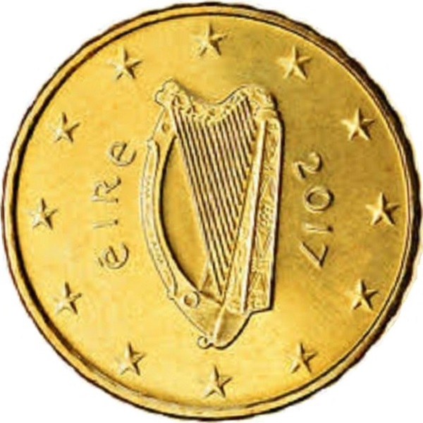 Ирландия 10 Евро цент (2017) KM#