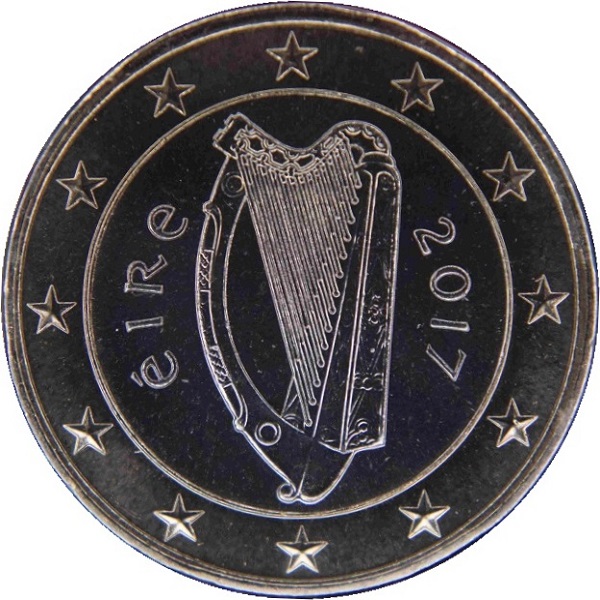 Ирландия 1 Евро (2017) KM#