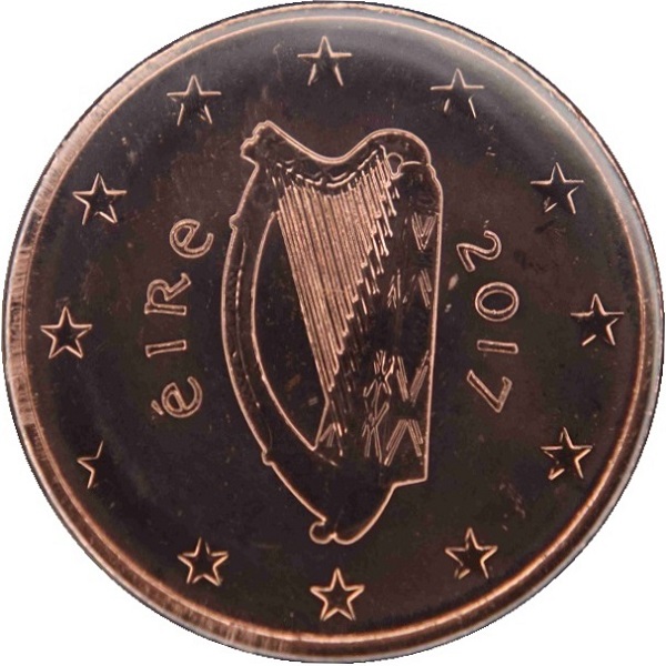 Ирландия 2 Евро цент (2017) KM#