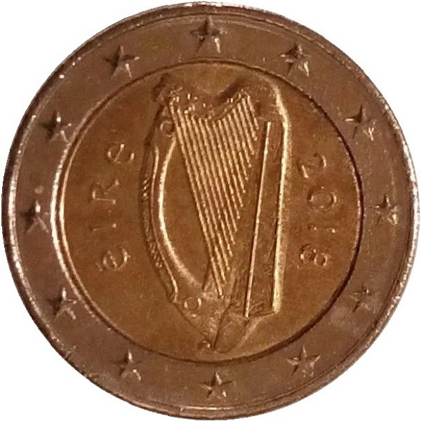 Ирландия 2 Евро (2018) KM#