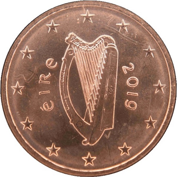 Ирландия 5 Евро цент (2019) KM#