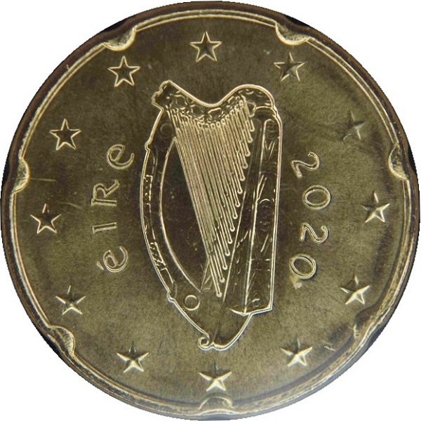 Ирландия 20 Евро цент (2020) KM#