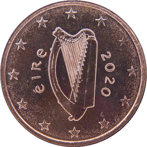Ирландия 5 Евро цент (2020) KM#