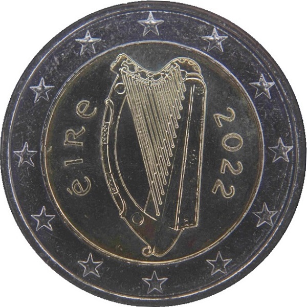 Ирландия 2 Евро (2022) KM#