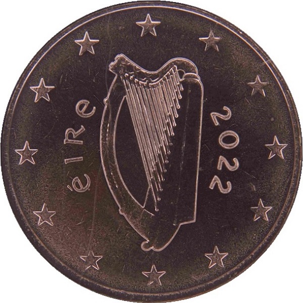 Ирландия 5 Евро цент (2022) KM#