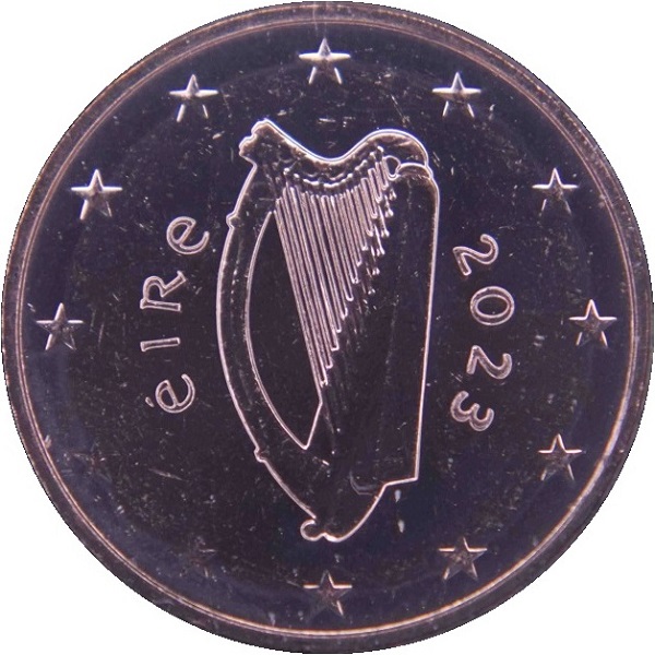 Ирландия 1 Евро цент (2023) KM#
