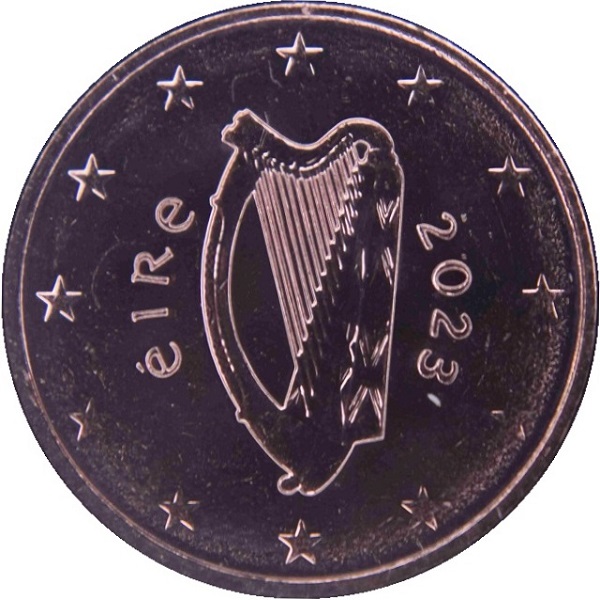 Ирландия 2 Евро цент (2023) KM#