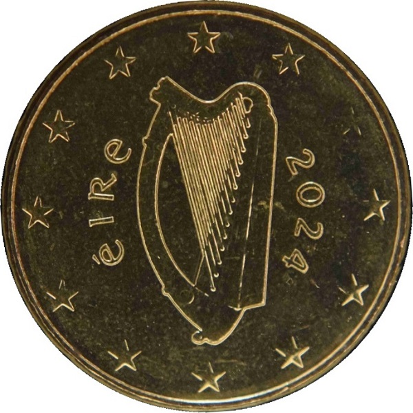 Ирландия 10 Евроцент (2024) KM#