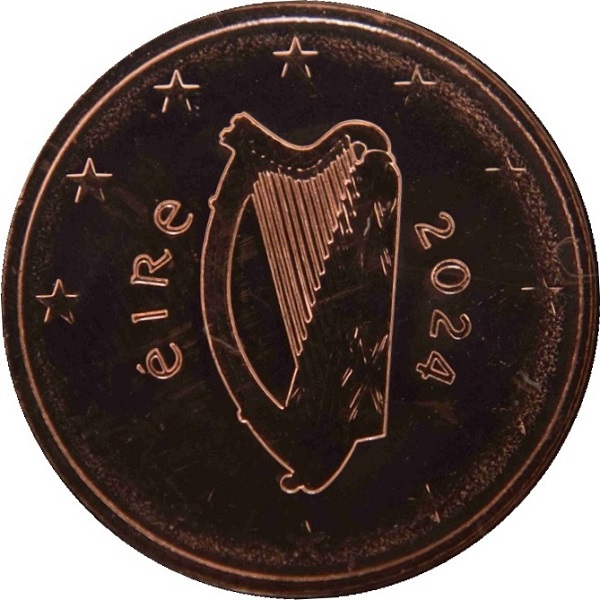 Ирландия 2 Евроцент (2024) KM#
