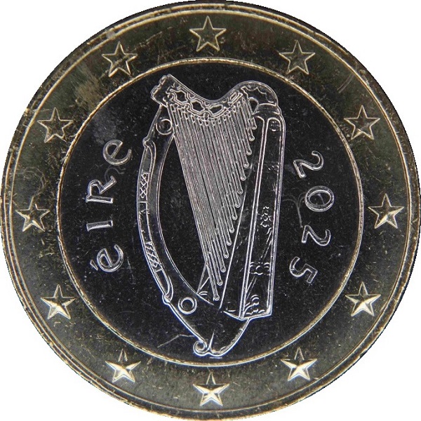 Ирландия 1 Евро (2025) KM#