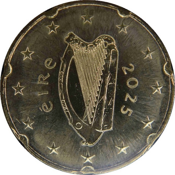Ирландия 20 Евро цент (2025) KM#