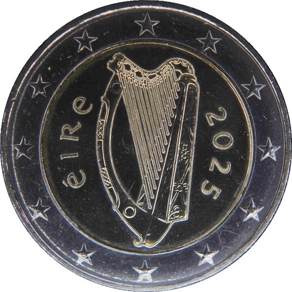 Ирландия 2 Евро (2025) KM#