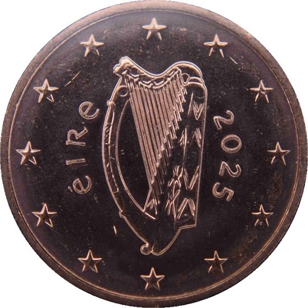 Ирландия 2 Евро цент (2025) KM#