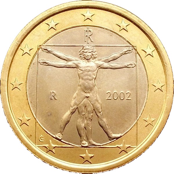 Italy 1 Euro (2002) KM#