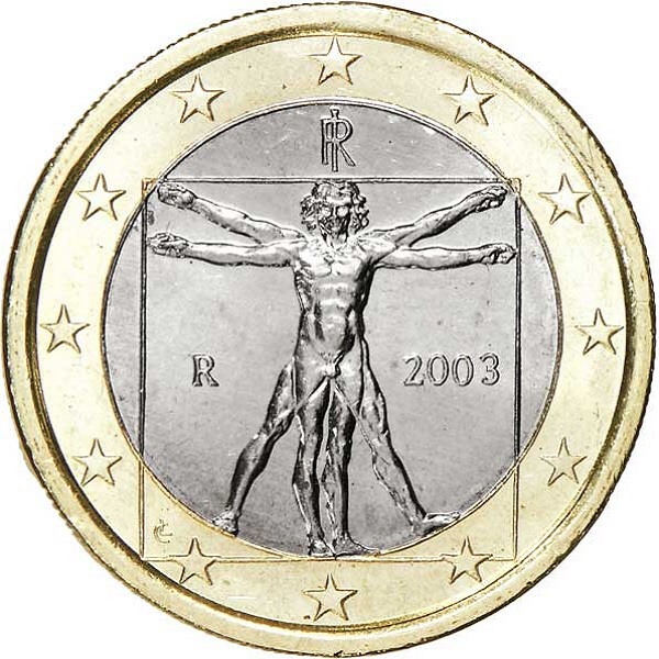 Italy 1 Euro (2003) KM#