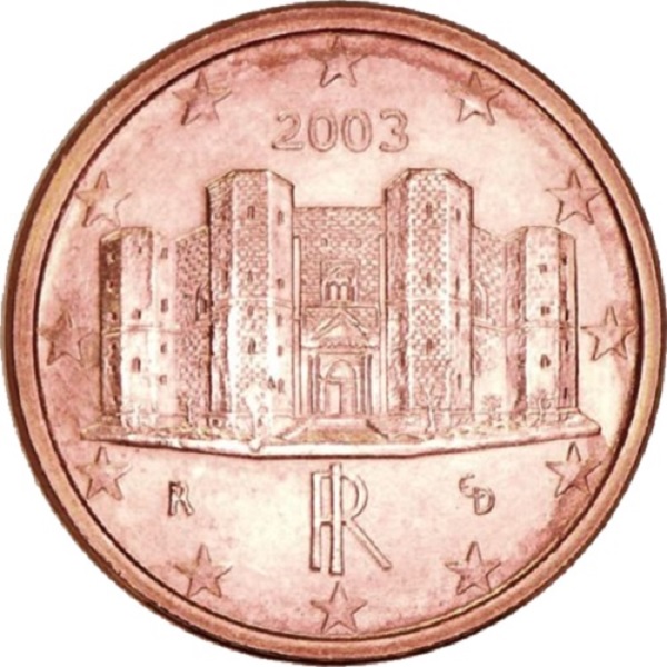 Италия 1 Евро цент (2003) KM#