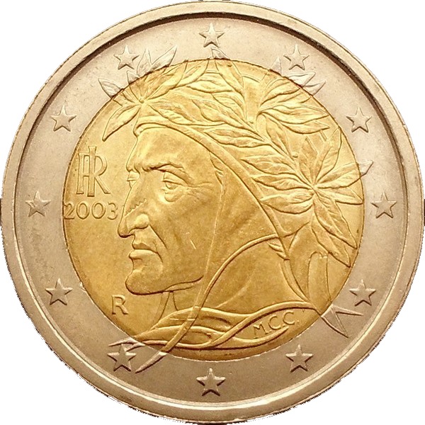 Italy 2 Euro (2003) KM#