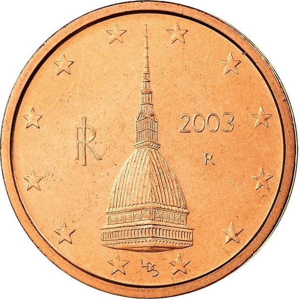 Италия 2 Евро цент (2003) KM#