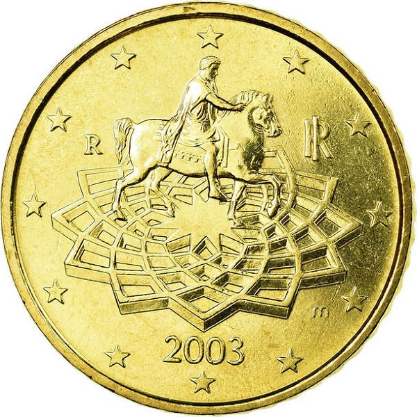 Italy 50 Euro cent (2003) KM#
