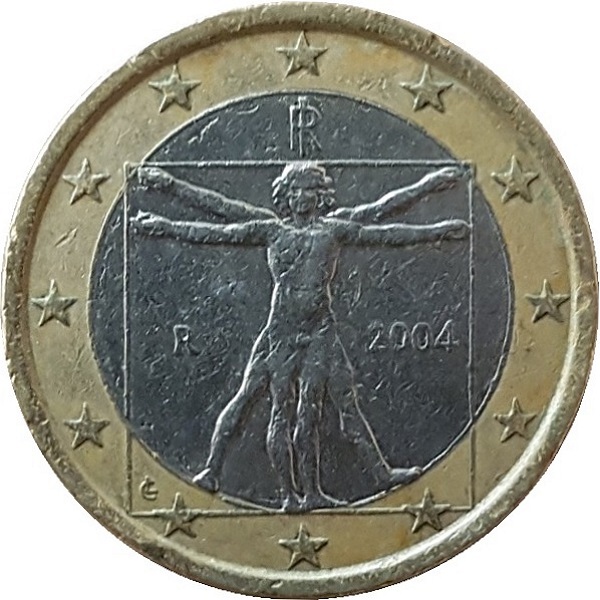 Italy 1 Euro (2004) KM#