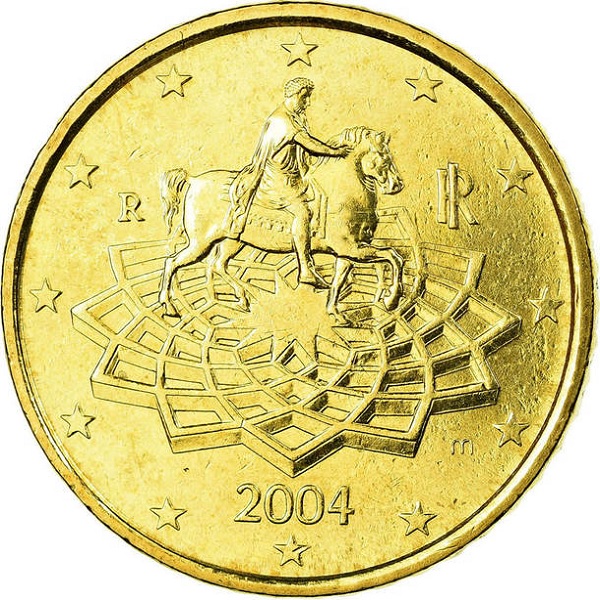 Italy 50 Euro cent (2004) KM#