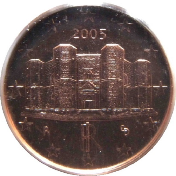 Италия 1 Евро цент (2005) KM#