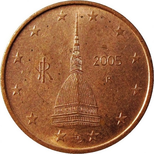Италия 2 Евро цент (2005) KM#
