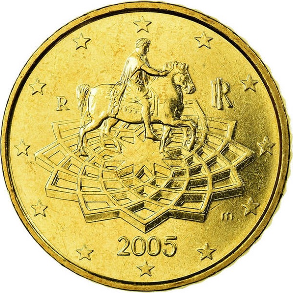 Италия 50 Евро цент (2005) KM#