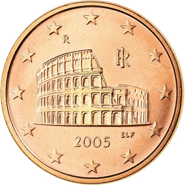 Италия 5 Евро цент (2005) KM#