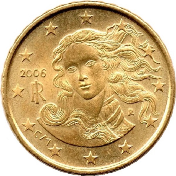 Италия 10 Евро цент (2006) KM#
