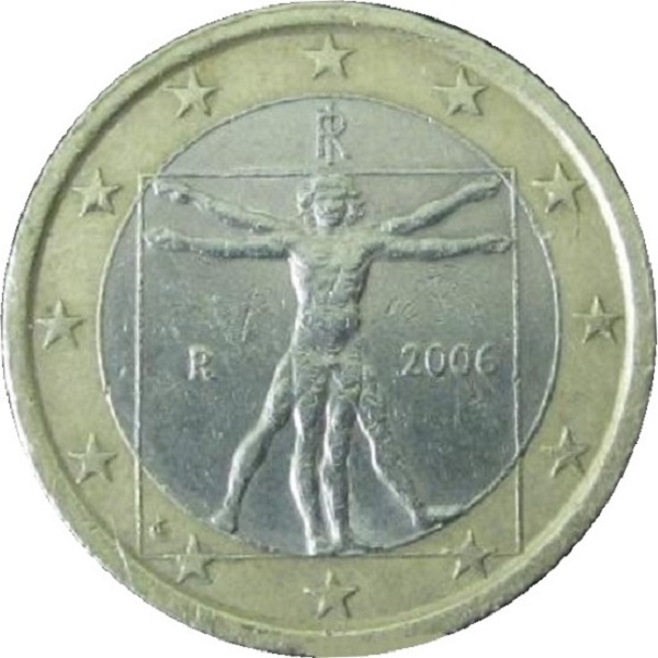 Италия 1 Евро (2006) KM#