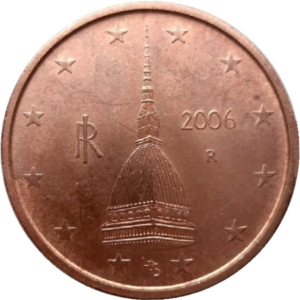 Италия 2 Евро цент (2006) KM#