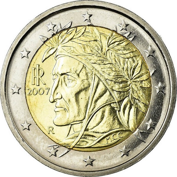 Италия 2 Евро (2007) KM#