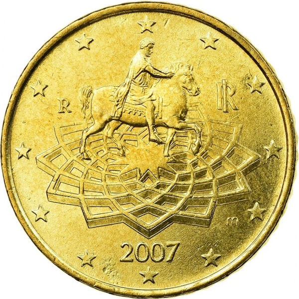 Италия 50 Евро цент (2007) KM#