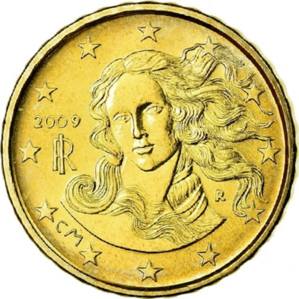 Италия 10 Евро цент (2009) KM#