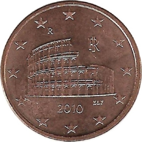 Италия 5 Евро цент (2010) KM#