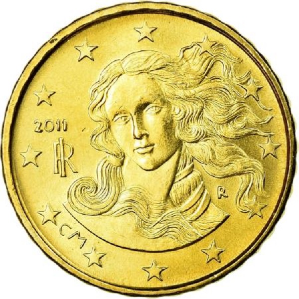 Италия 10 Евро цент (2011) KM#